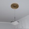 Ekena Millwork Traditional PVC Medallion (Canopies up to 9 1/2"), 16"OD x 3 1/2"ID x 1 3/8"P, Bright Coat Gold CMP16TRBGL - alternate 9